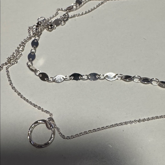 Mixit Delicates Layered Silver Tone Necklace (BR1010/6) - Picture 8 of 9